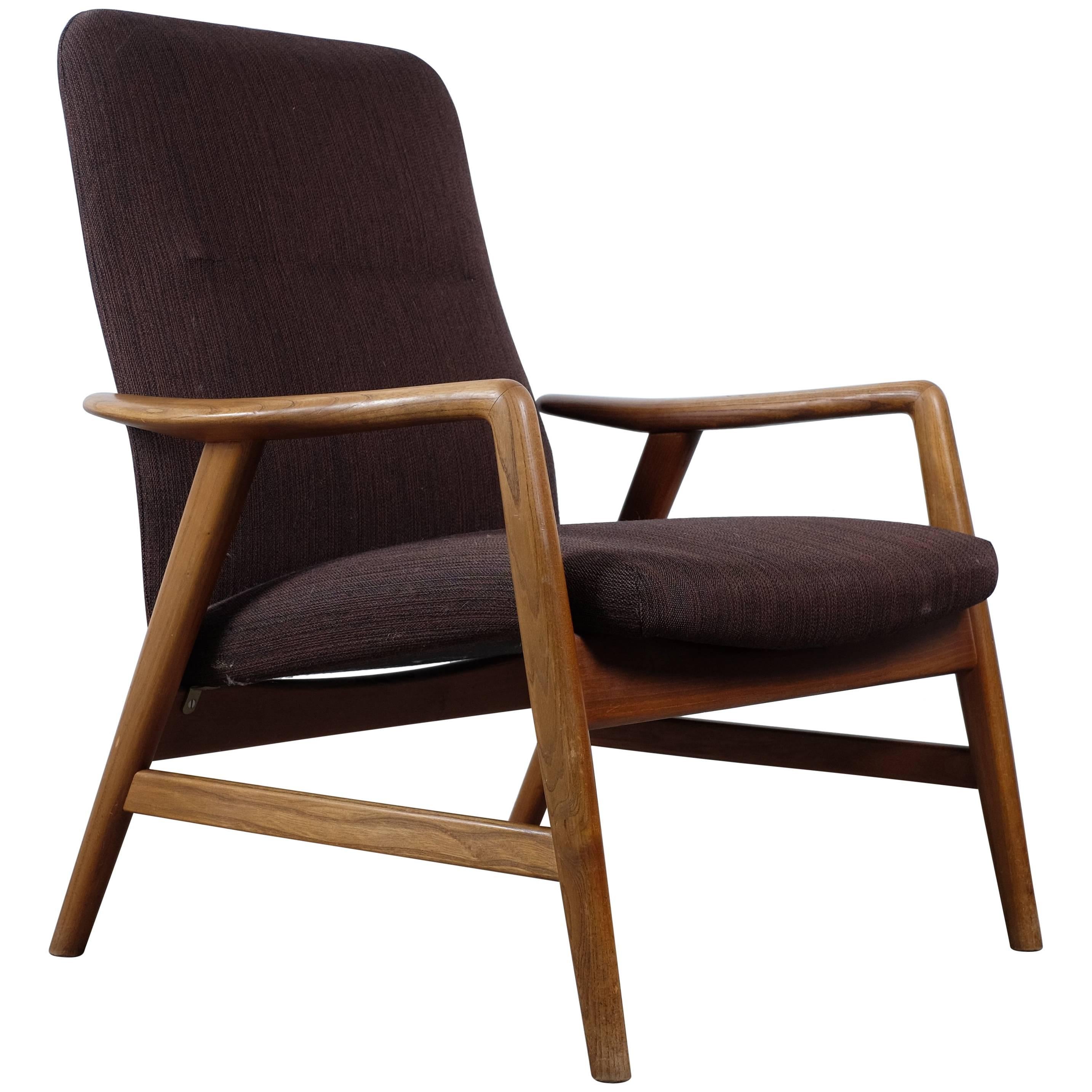 Lowback Lounge Chair by Alf Svensson for Fritz Hansen, 1957 For Sale