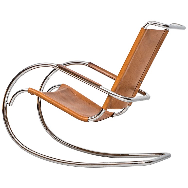 Rocking Chair "Yeti" by Mario Scheichenbauer, Produced by Elam in 1968
