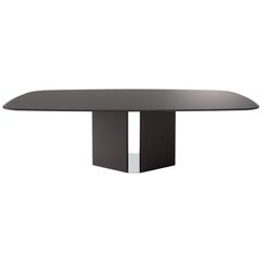 Gallotti and Radice Eyl Dining Table in Painted Glass