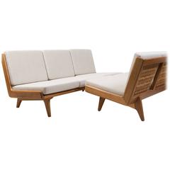 Pair of Sofas "Studio" by Carl Gustaf Hiort Af Ornäs. Puunveisto, Finland, 1950s 4
