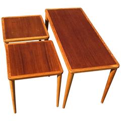 Swedish Midcentury Modern Nesting Tables 7