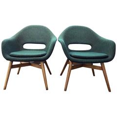 Pair of Easy Chairs by Navratil