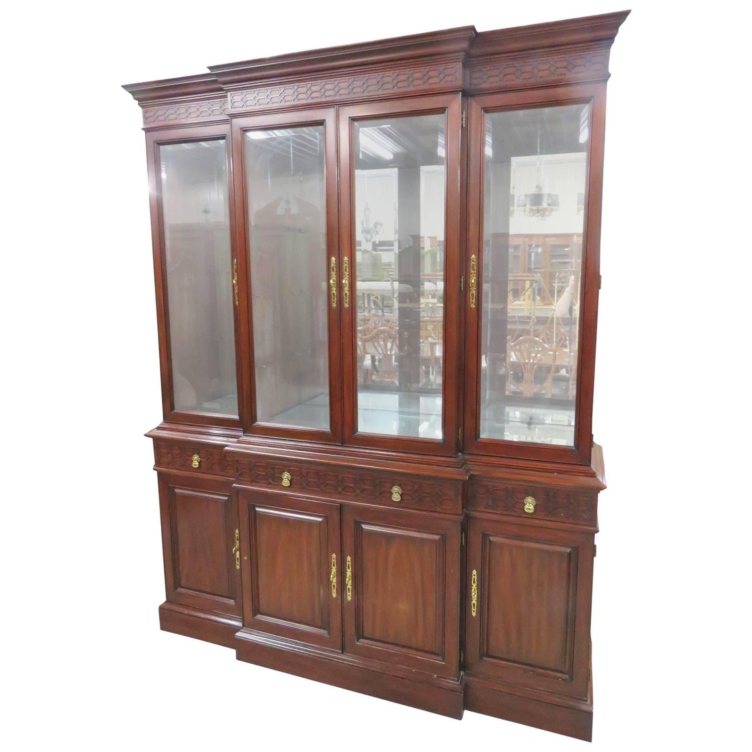 Henkel Harris Mahogany China Cabinet For Sale At 1stdibs