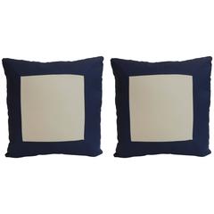 Pair of Antique Textiles Galleries Nautical Collection Papa Decorative Pillows