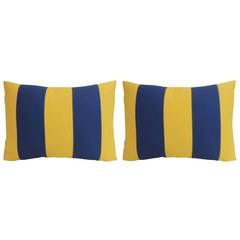 Pair of Antique Textiles Galleries Nautical Collection Golf Decorative Pillows