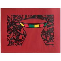 Patrick Caulfield, Terracotta Vase, 1975, Silkscreen Patrick Caulfield, Terracotta Vase, 1975, Silkscreen