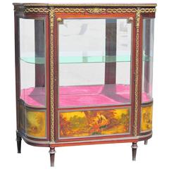 Louis XVI Style Vernis Martin Style Display Cabinet 7