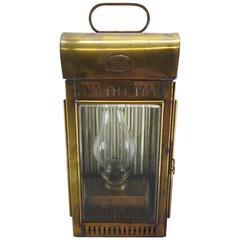 Davey & Co. Brass Kerosene Lantern