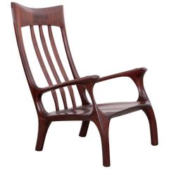 1960s Studio Lounge Chair in Black Walnut 5