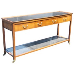 Directoire Style Marble-Top Console Table