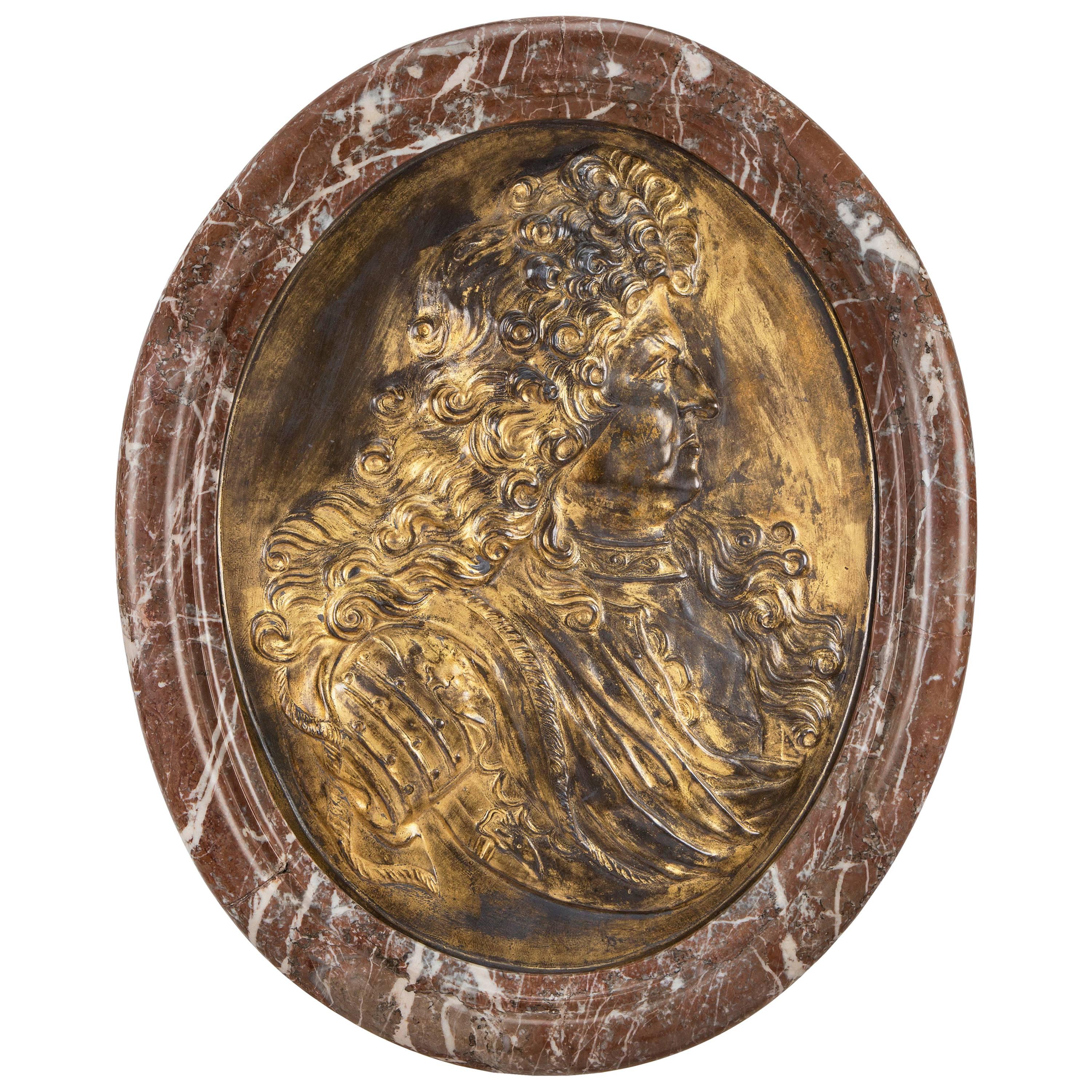 French Early 18th Century Louis XIV Wall Plaque from Alfred Taubman Collection