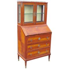 Parquetry Inlaid Secretary Desk 12