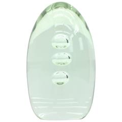 Alfredo Barbini Murano Glass Paperweight, Italy, 1970s 4