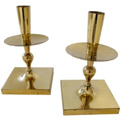 Retro Great Pair of Tommi Parzinger Candlesticks