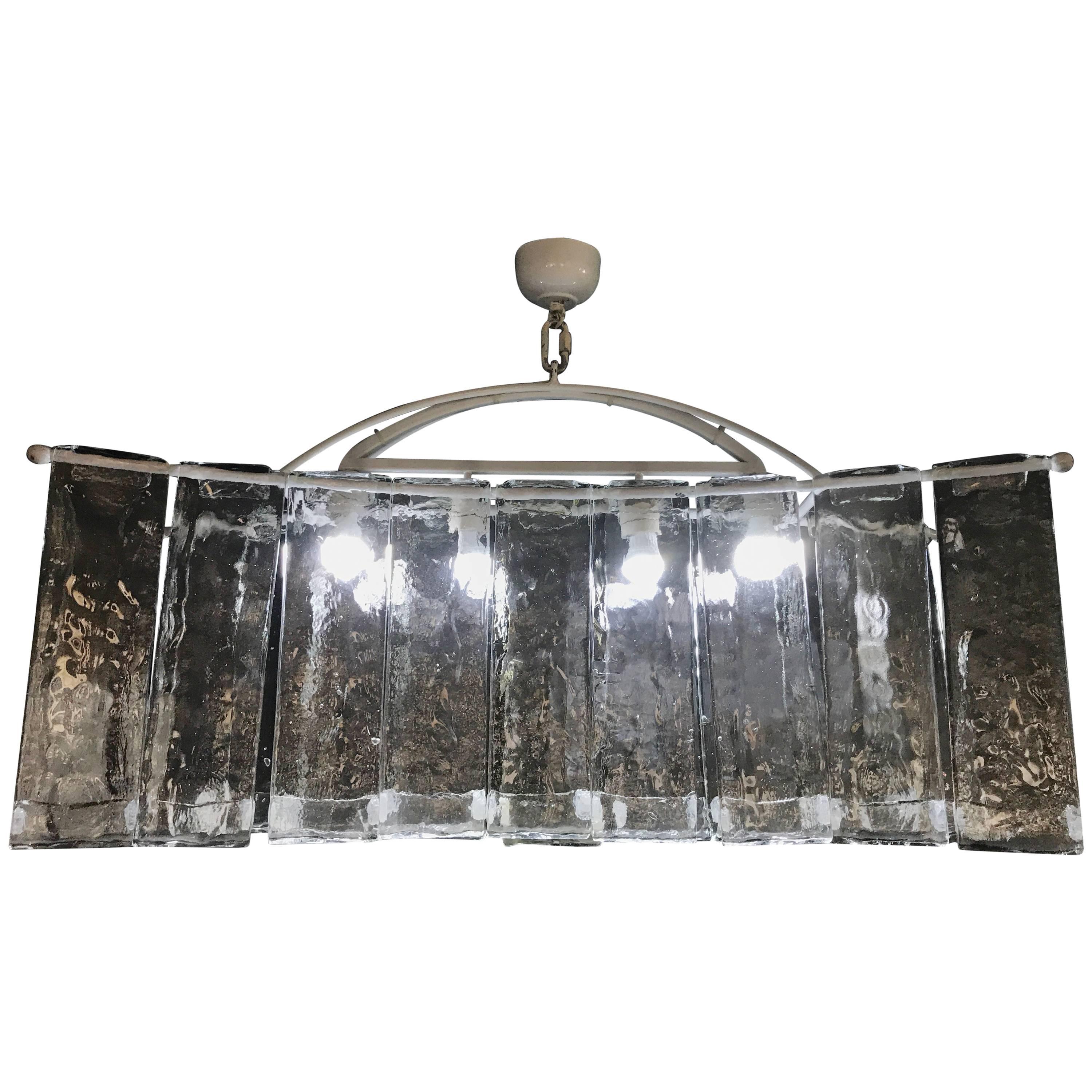 Mid-Century Modern "Laguna" Chandelier by Fratelli Toso, Giusto Toso, 1968 For Sale