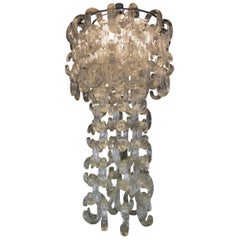 Mid-Century Modern Chandelier by Fratelli Toso, Designed by Giusto Toso, 1968