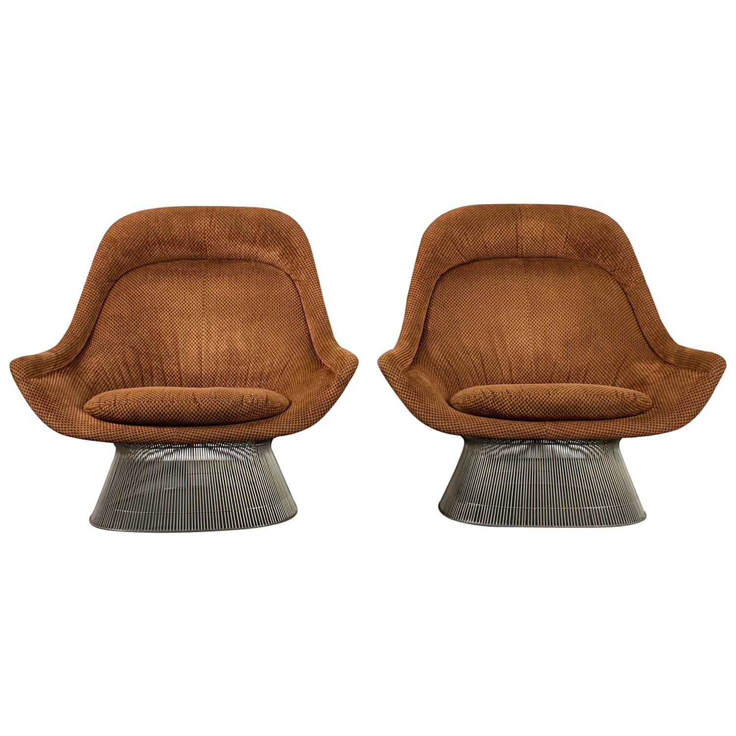 Warren Platner for Knoll Pair of Easy Chairs, 1966 For Sale