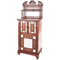 Fine Rosewood Inlaid Side Cabinet