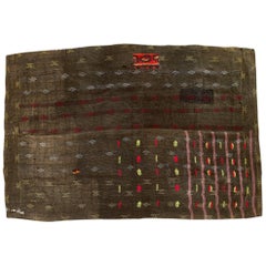 Reversible Hand-Stitched Indian Kantha Patchwork Quilt