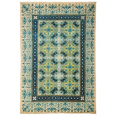 Blue Suzani Area Rug