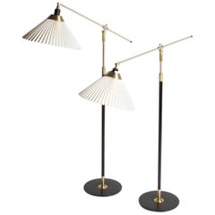 Pair of Adjustable Floor Lamps by Le Klint