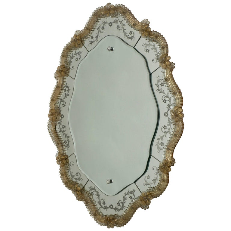 Oval Mirror at 1stDibs