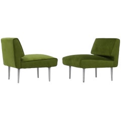 Pair of Lounge Chairs by Edward Wormley for Dunbar