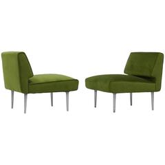 Pair of Lounge Chairs by Edward Wormley for Dunbar 4