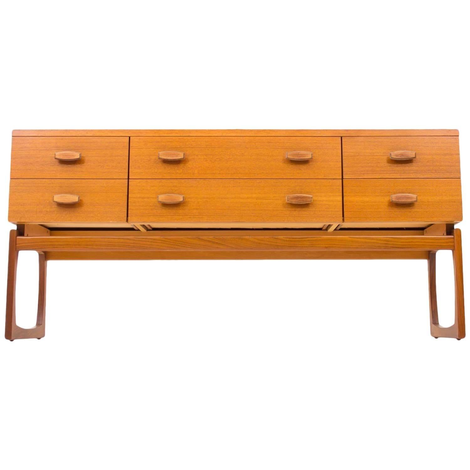 Quadrille Range Sideboard by R Bennett for G Plan For Sale