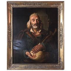 19th Century, Rare Oil Painting 3