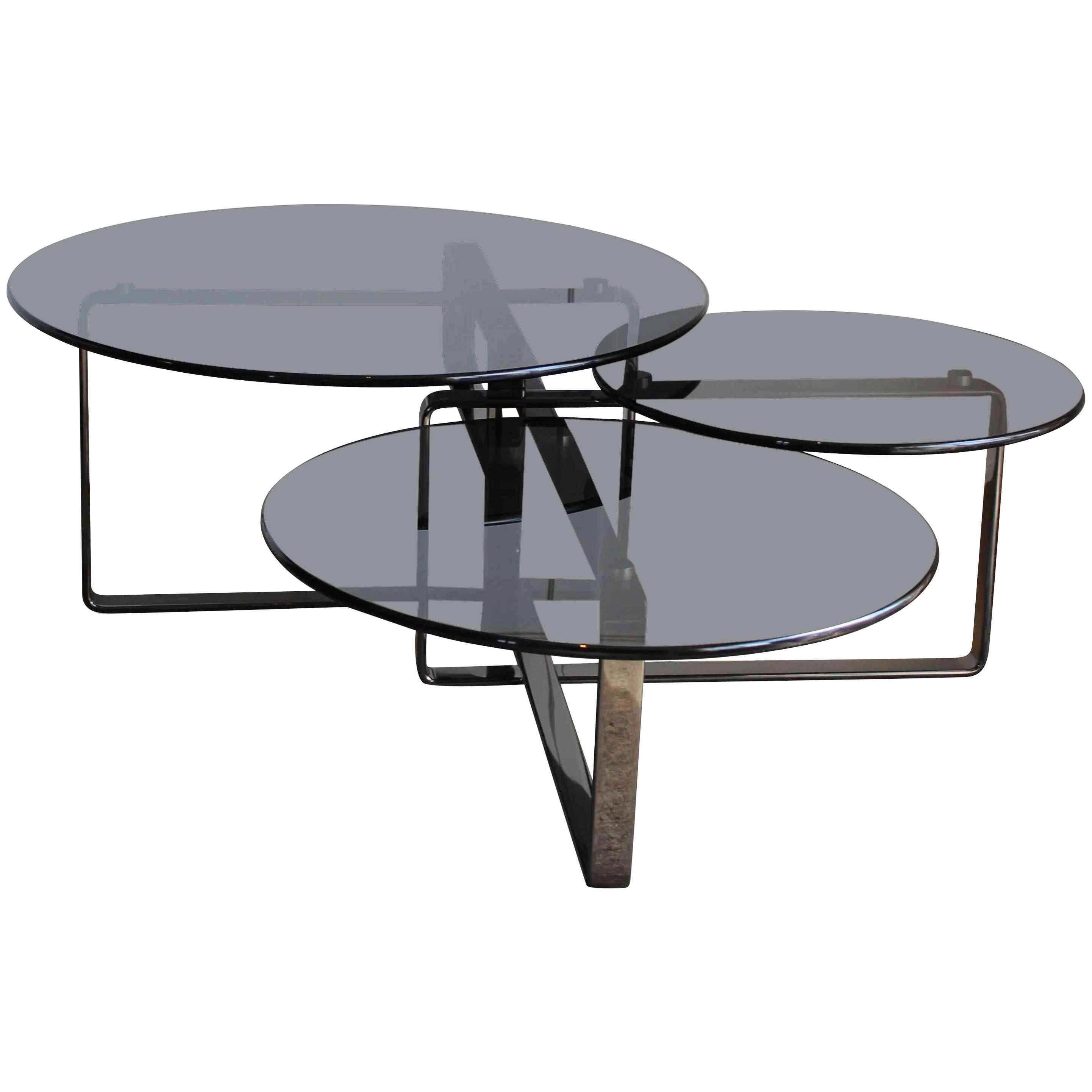 Grey Coffee Columbus Table by Fendi Casa "Luxury Living Group" For Sale