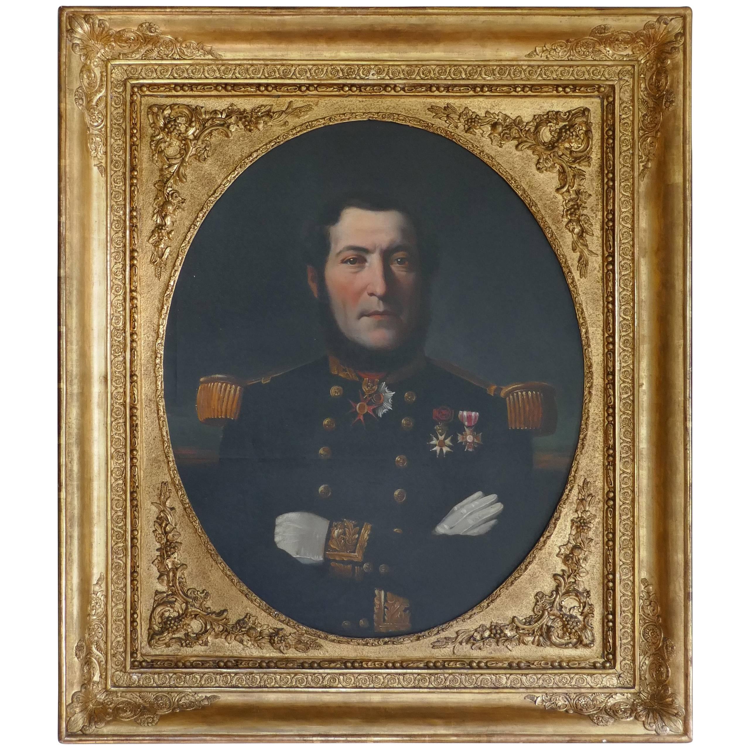 Portrait of a French Naval Officer, Vice Admiral Thomasset