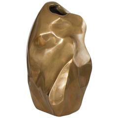 Small Asymmetric Bronze Vase from the 1960s by Michel Jaubert 8