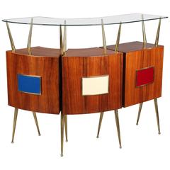 Mid-Century Italian Dry Bar in the Style of Gio Ponti 12