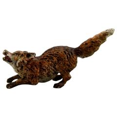 Vienna Bronze, Fox, Bronze Figure of High Quality