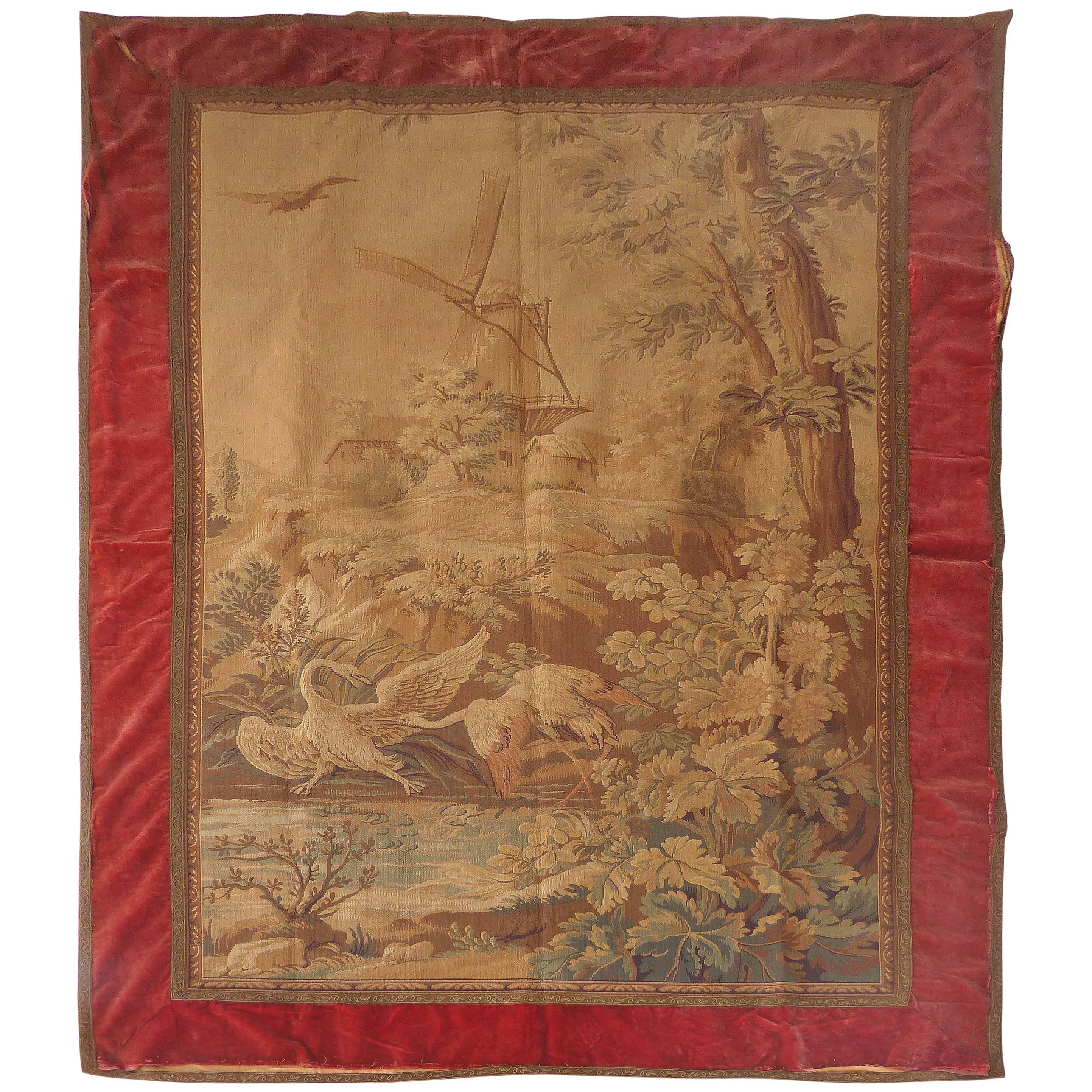 Tapestry Wall Hanging, circa 1920s from a Historic South Florida Home