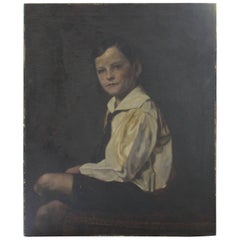 Early 20th Century Portrait of a Young Boy