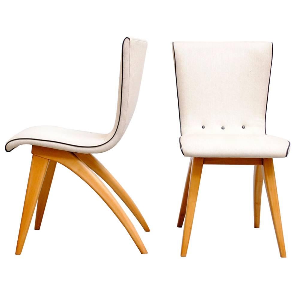 Pair of Van Os Dining Chair from Culemborg