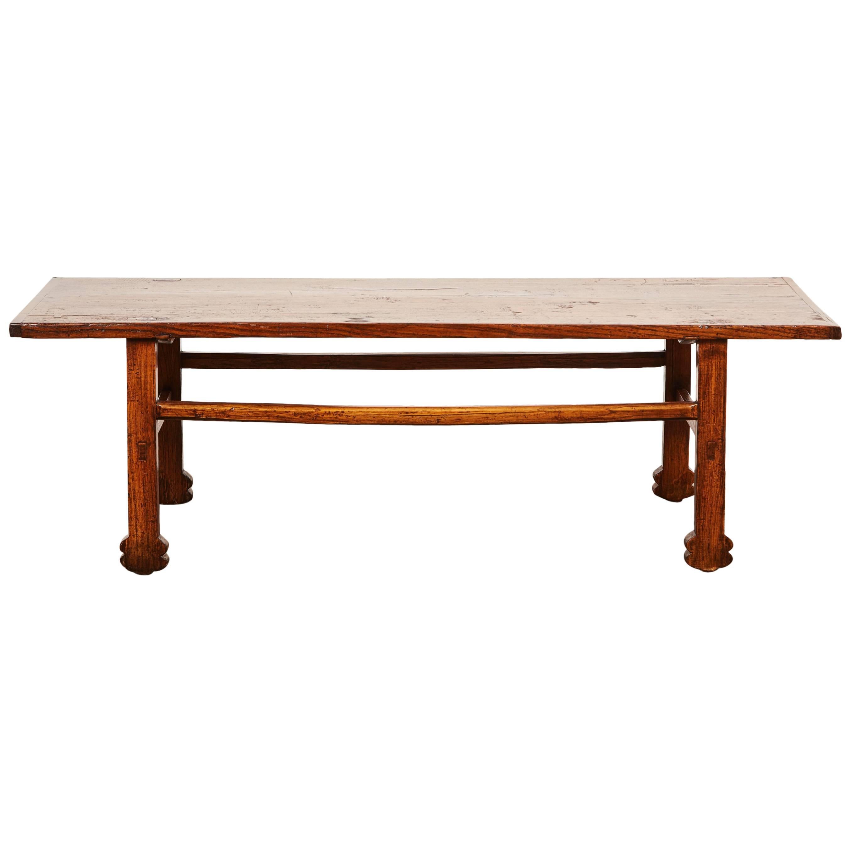 Early 19th Century Chinese Elm Table For Sale