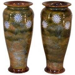 Pair of Royal Dolton Vases, circa 1910 10
