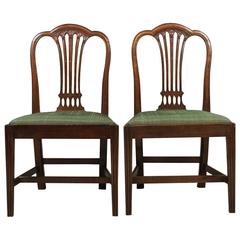 Pair of Antique Chairs, After Hepplewhite, Georgian, circa 1780