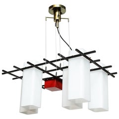 Angelo Lelii per Arredoluce Lampadario