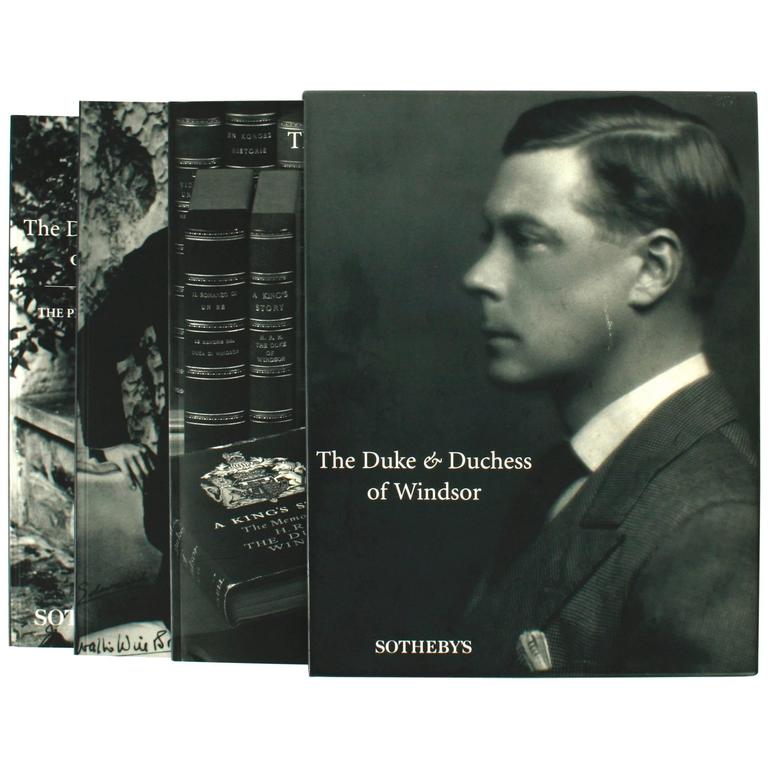 Sotheby's Catalogues from the Duke and Duchess of Windsor Auction at