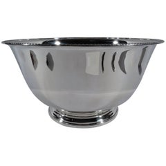 Large Georg Jensen USA Sterling Silver Centerpiece Trophy Bowl