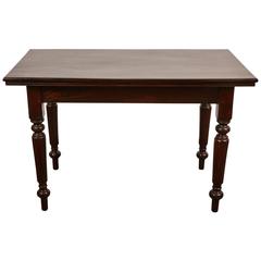 20th Century British Colonial Desk with Octagonal Legs