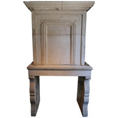 Antique 18th Century French Stone fireplace