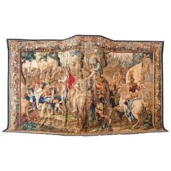 Antique Jan Frans Van Den Hecke 17th Century Alexander's Brussels Tapestry