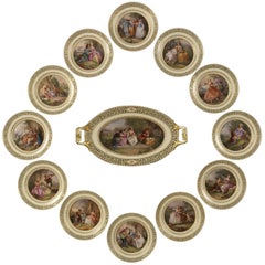Fine Berlin 'KPM' Dessert Service, German, circa 1870 2
