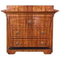 Conical Chest of Drawers Commode in the Biedermeier Style