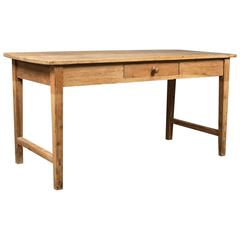 Pine French Farmhouse, Antique Kitchen Table